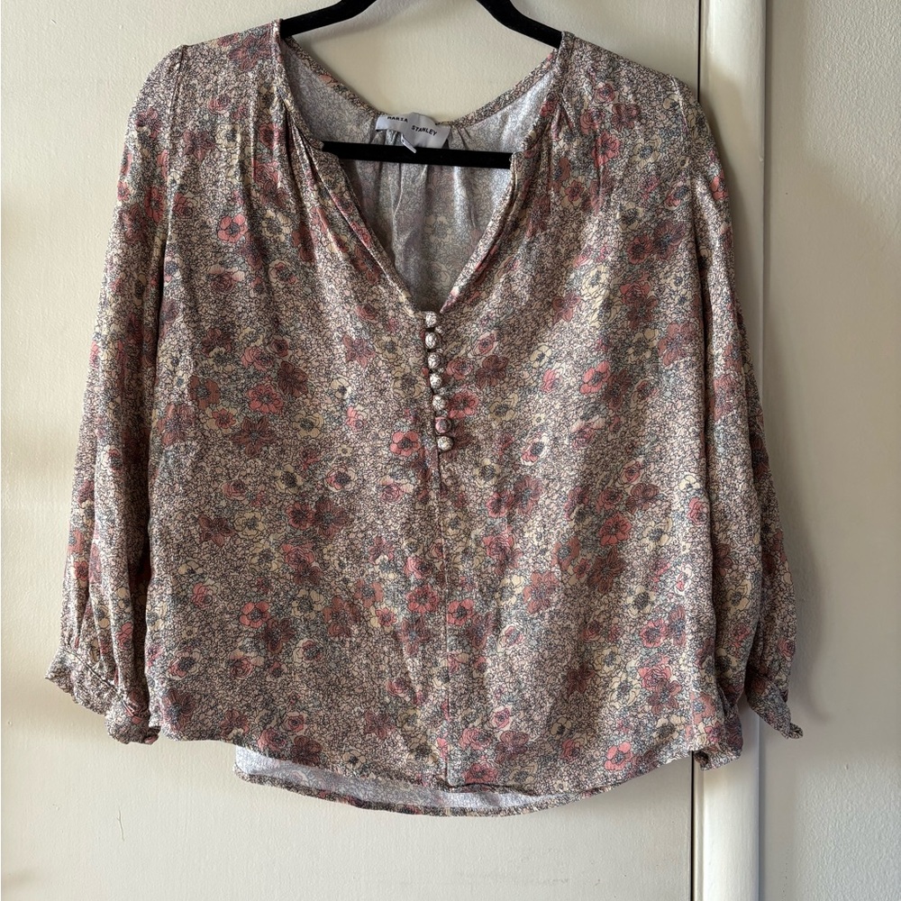 Maria Stanley Floral Blouse